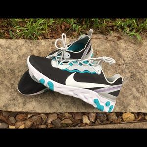 Nike Element React 55 Black Aqua